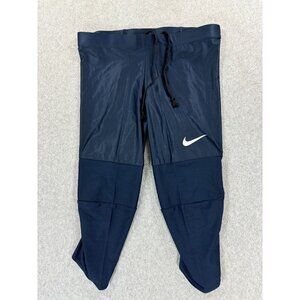Nike Pro Elite 3/4 Length Compression Track & Field Tights (Women's XL)‎ Blue